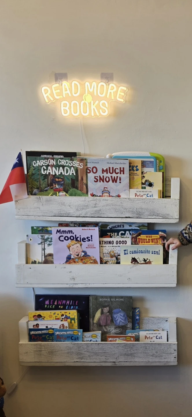 Set of 3 Wooden Book Shelves