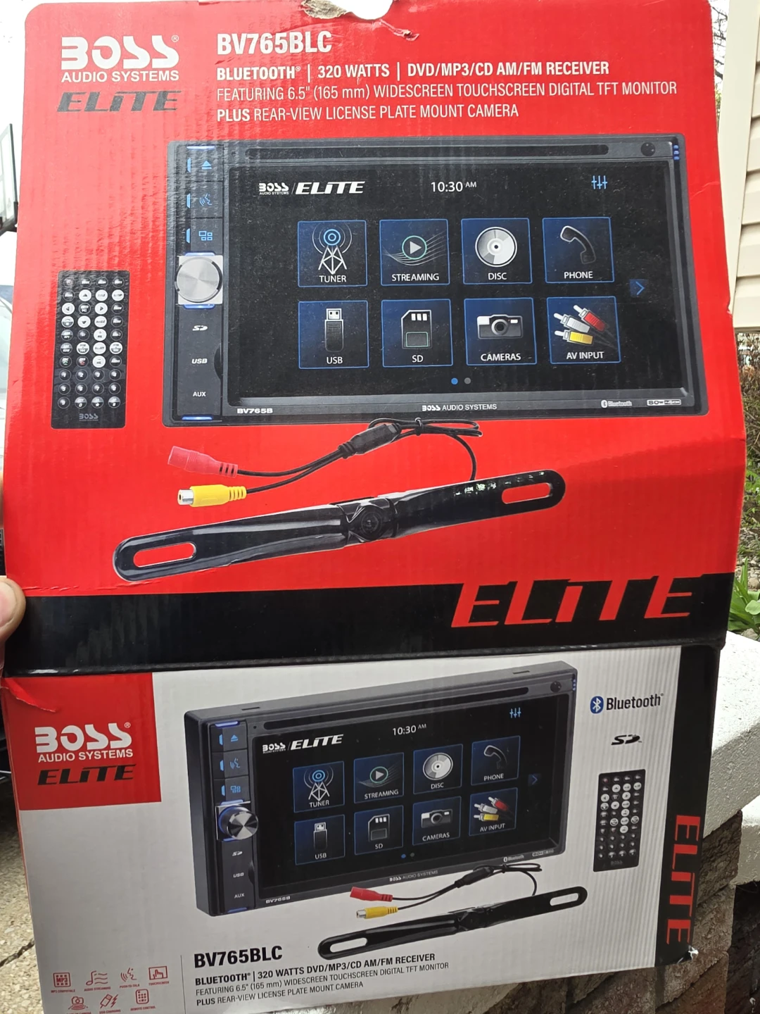 BOSS BV765BLC Bluetooth 6.5" Touchscreen Multimedia Receiver