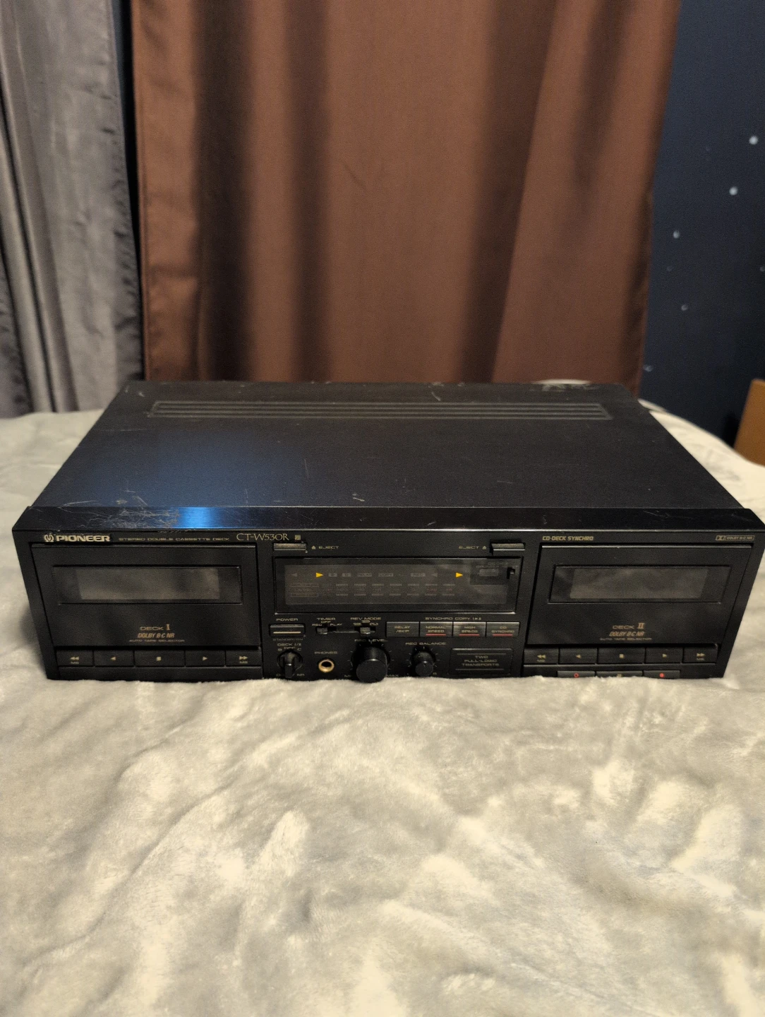 Pioneer CT-W530R Stereo Double Cassette Deck