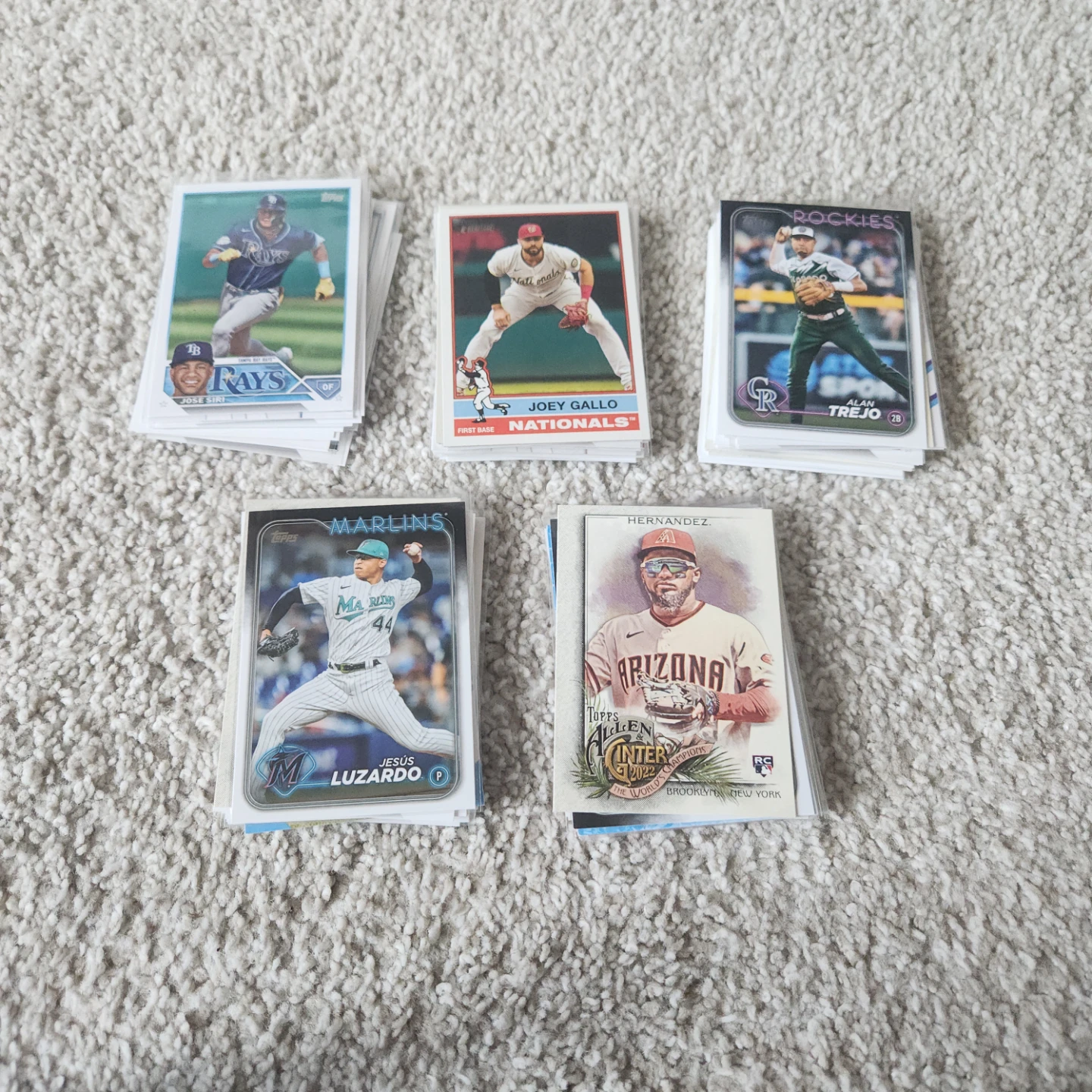 MLB Expansion Team Baseball Card Lots 🌴