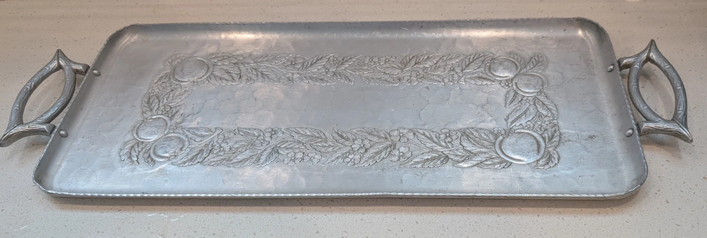 Vintage Rectangular Tray Everlast Forged Aluminum - photo 2