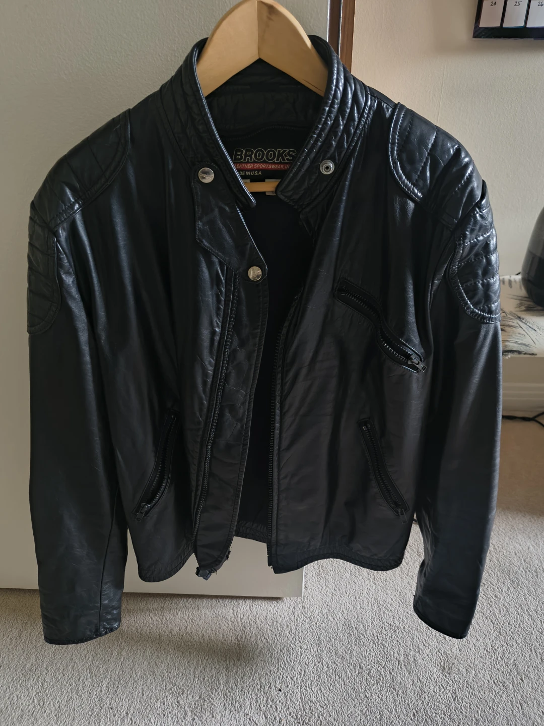 Vintage Leather Biker Jacket