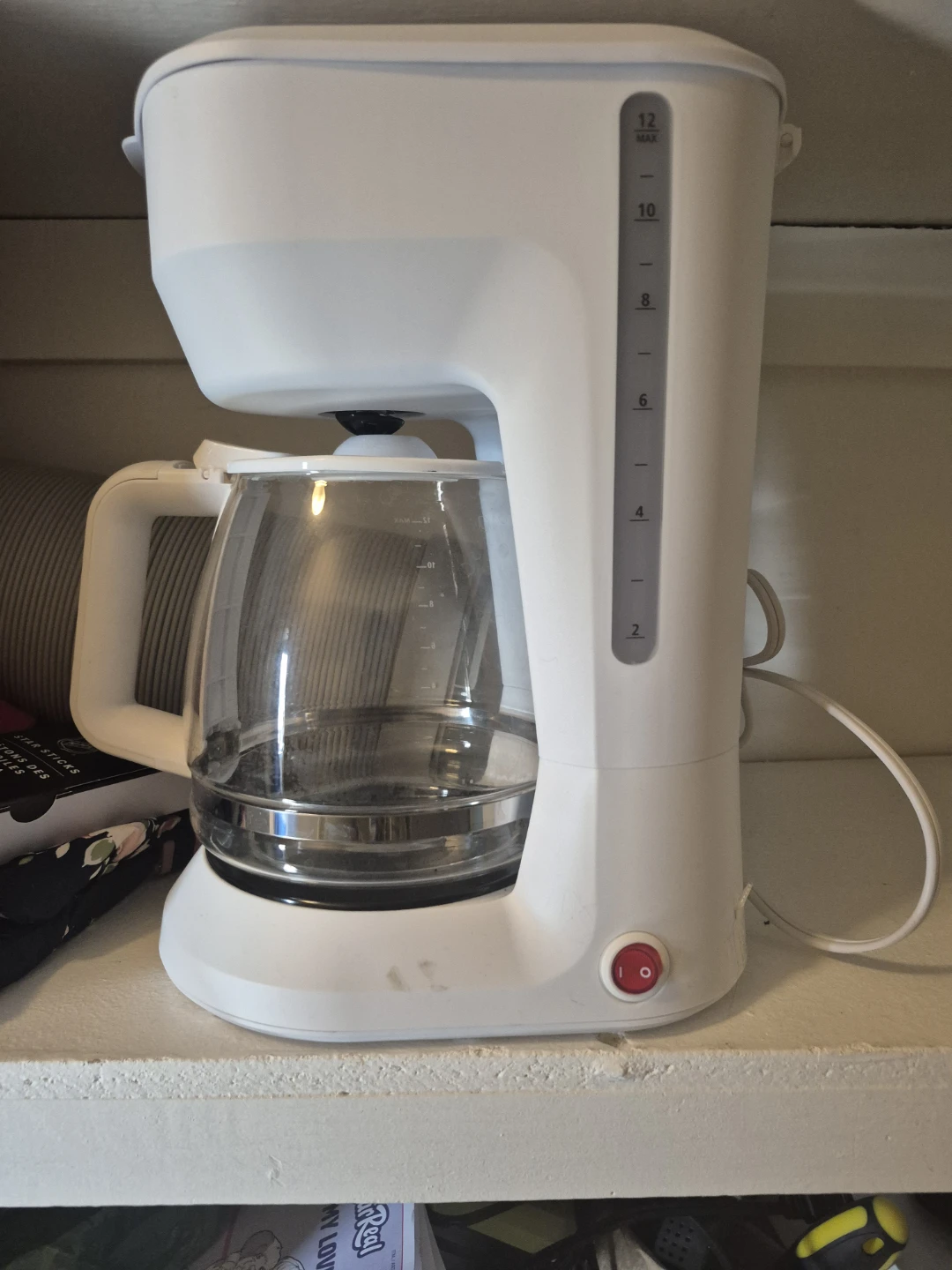 White 12-Cup Coffee Maker
