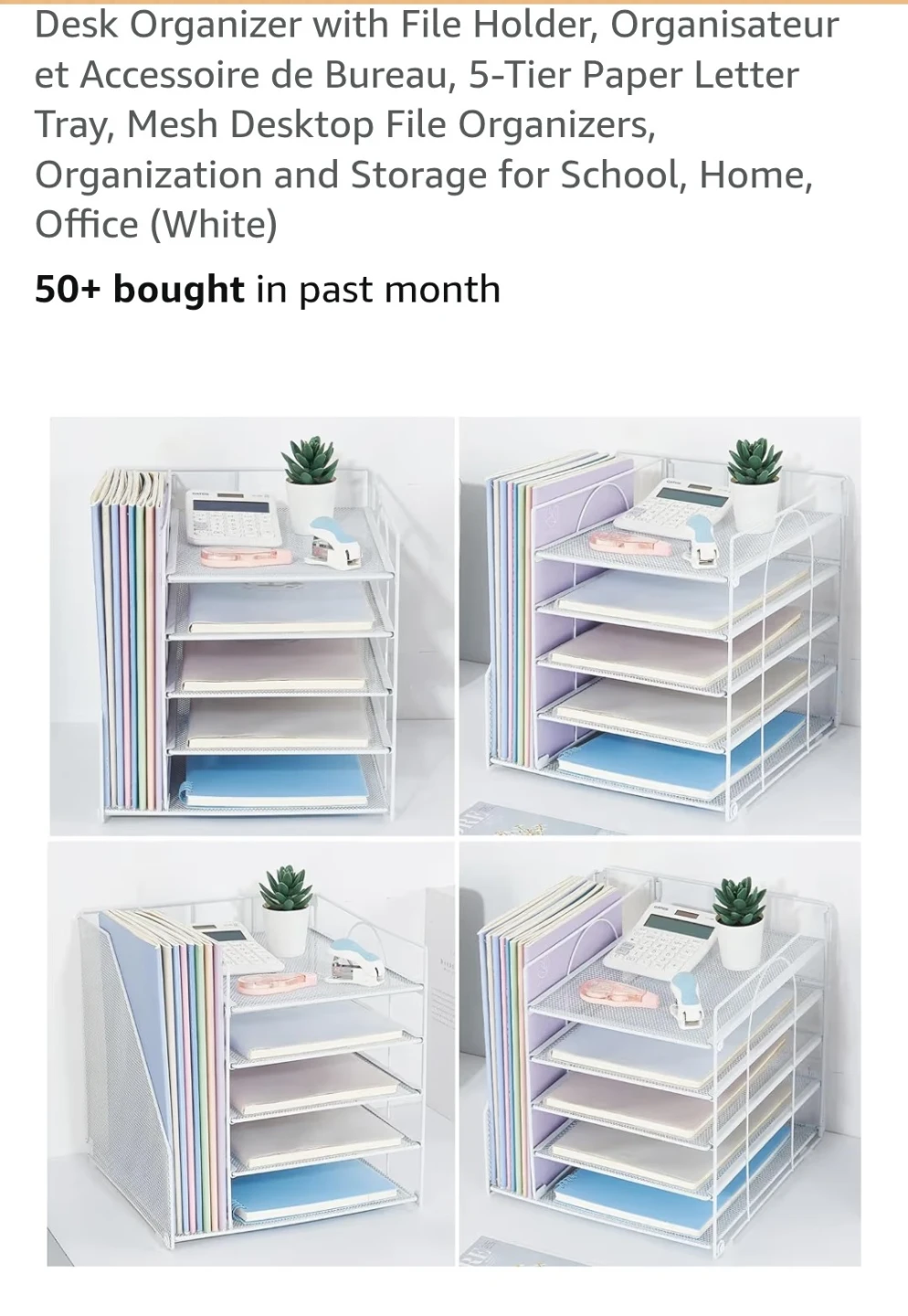 5 tier file/desk organizer*new*