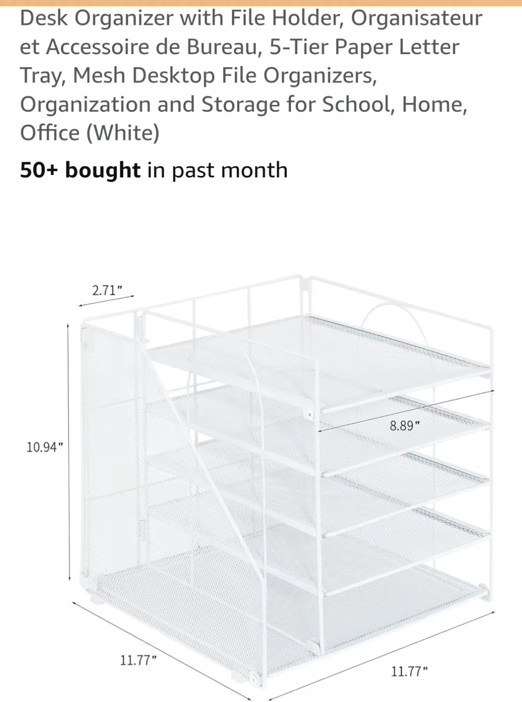5 tier file/desk organizer*new* - photo 2