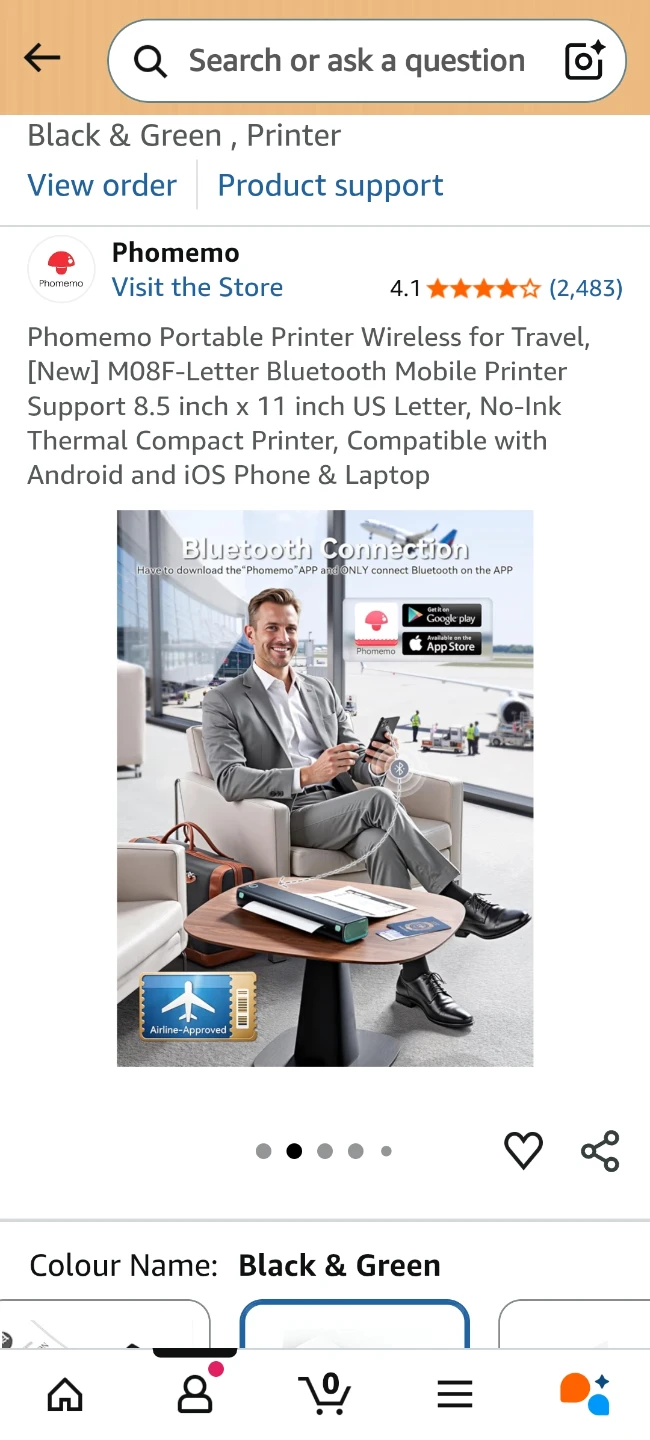 Travel or at home printer - photo 2