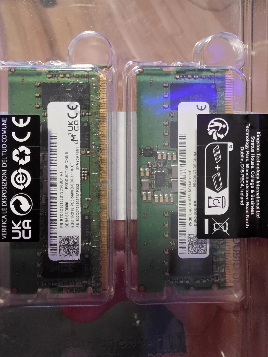 Laptop hp ram 16GB (2x8GB) DDR5 5600MT/s