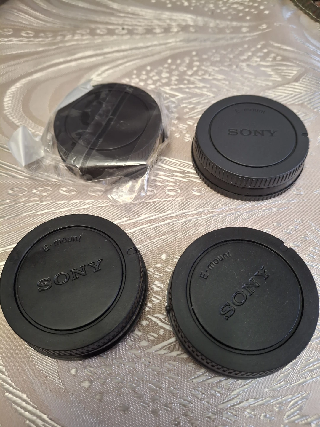 Sale or Trade: Matching pair of Sony E mount caps
