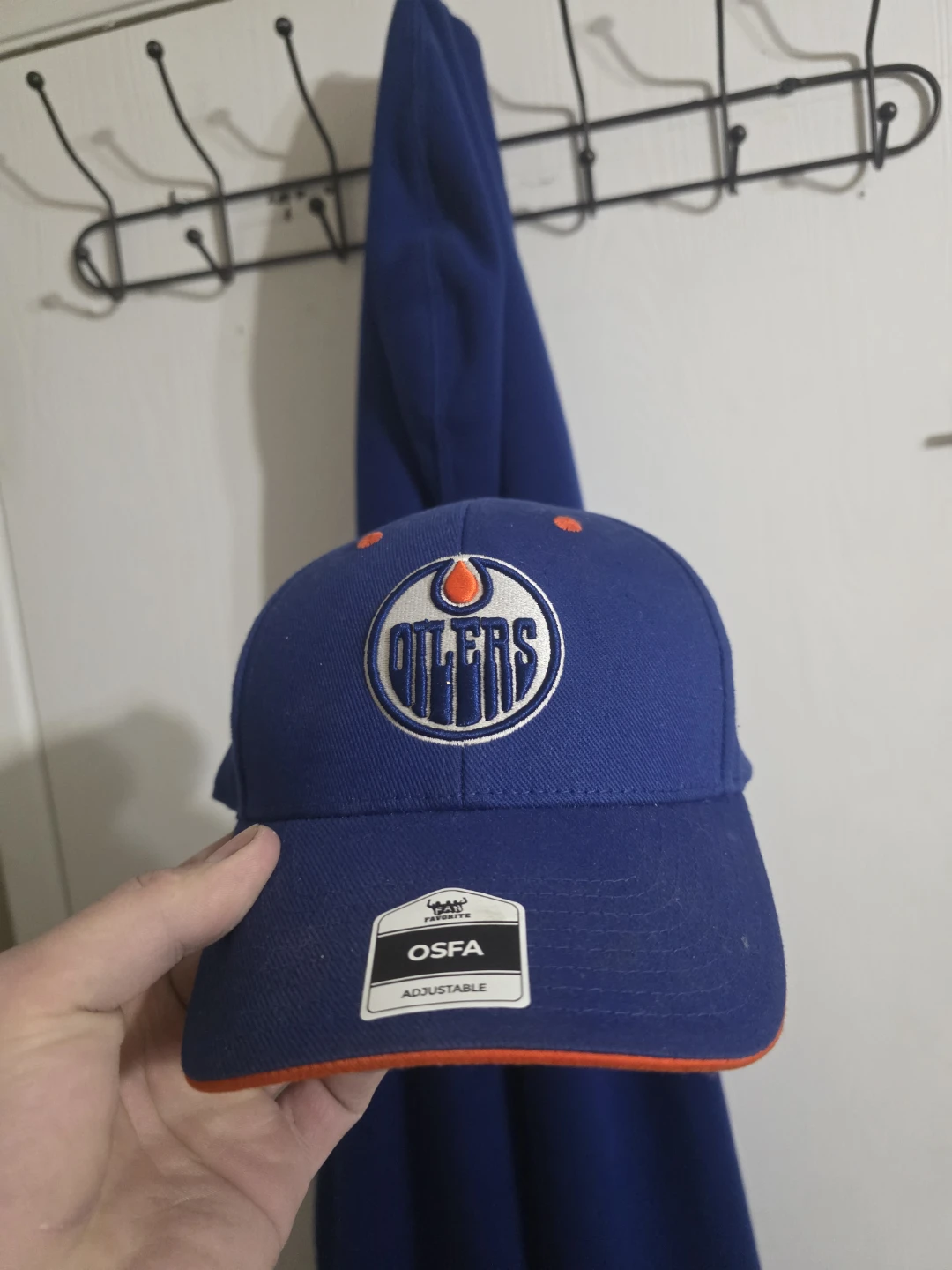 Edmonton Oilers Cap OSFA Adjustable Blue