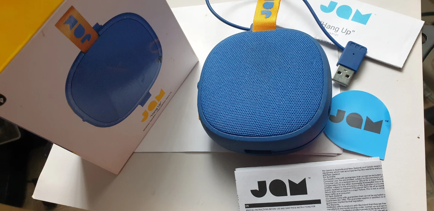 JAM Hang Up Bluetooth Speaker - Blue - photo 2