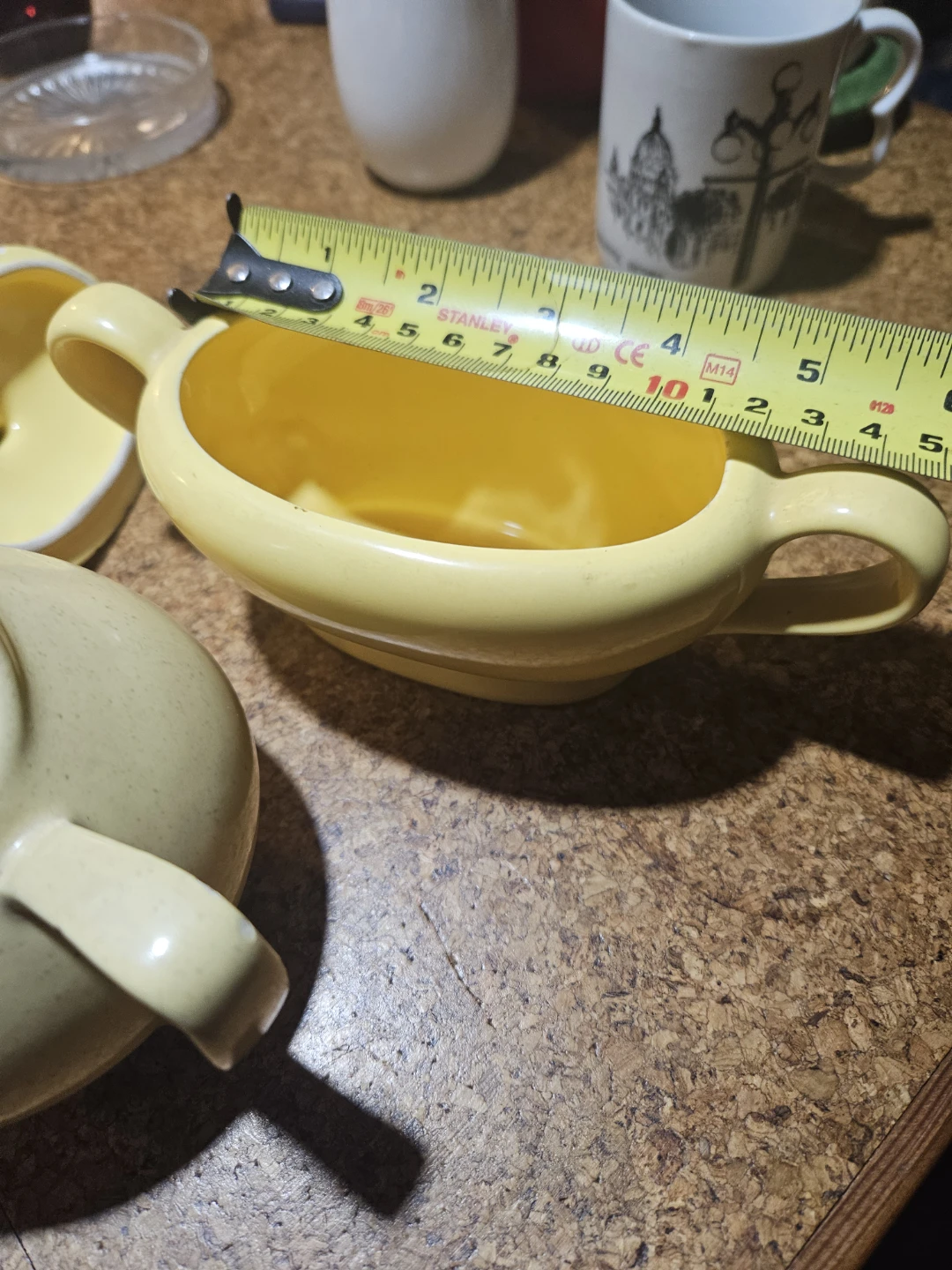 Yellow Ceramic Pitcher and Sugar Bowl Set - photo 5