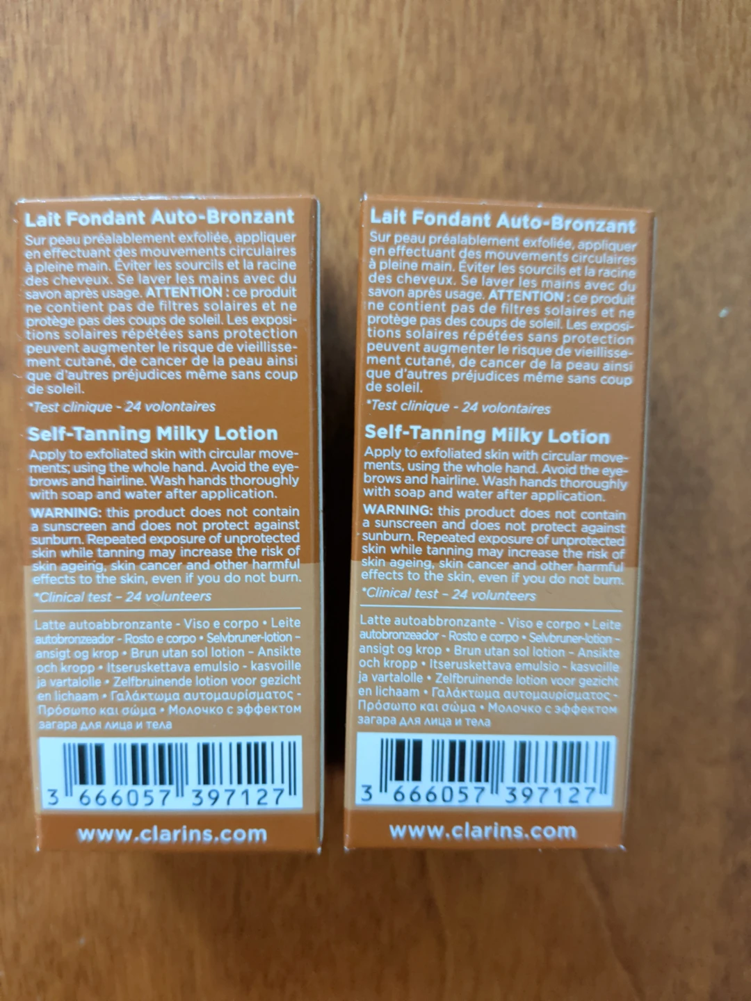 Clarins self-tanning milky lotion - photo 2