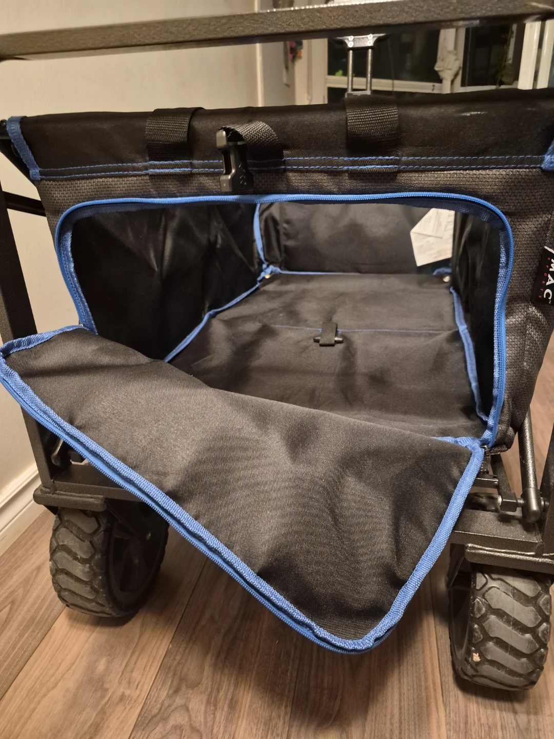 Costco Mac Black Folding Wagon with Blue Trim - photo 4