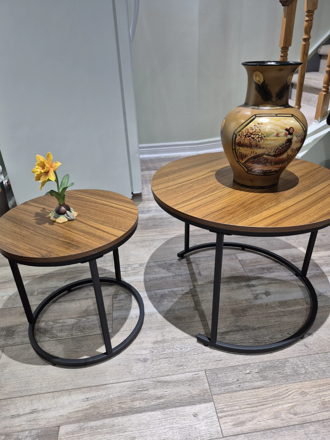 Wooden nesting tables - photo 2
