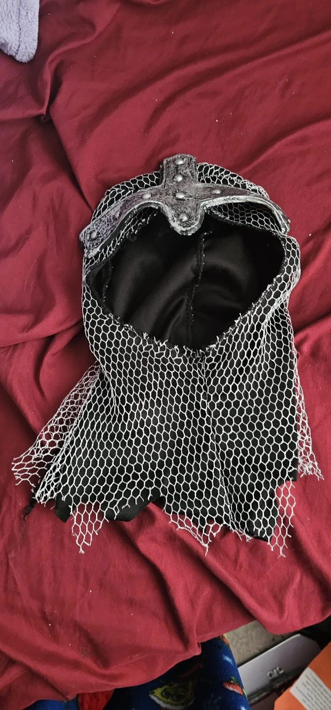 Chainmail Hood Costume Accessory