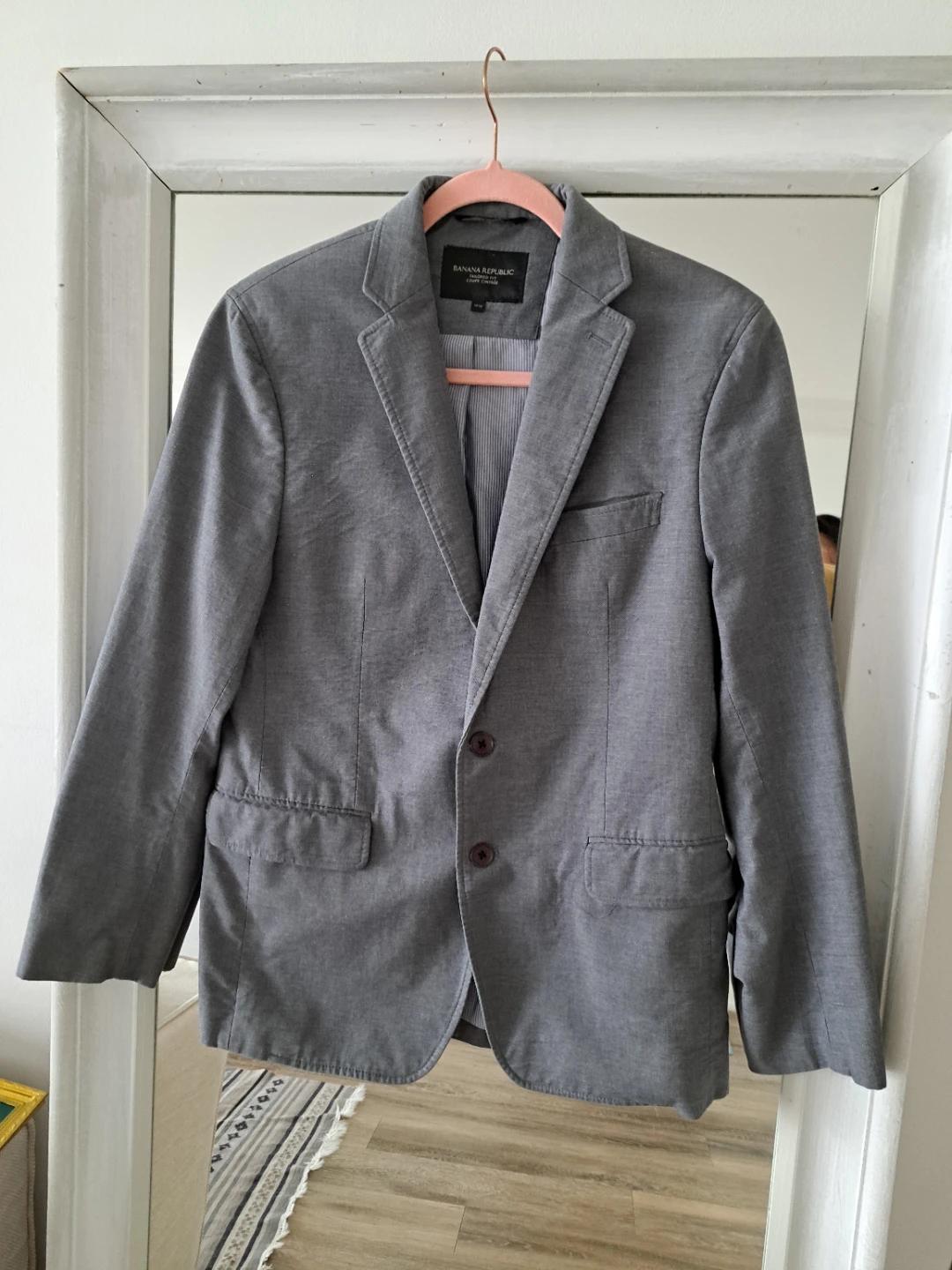Banana Republic Tailored Fit Grey Blazer