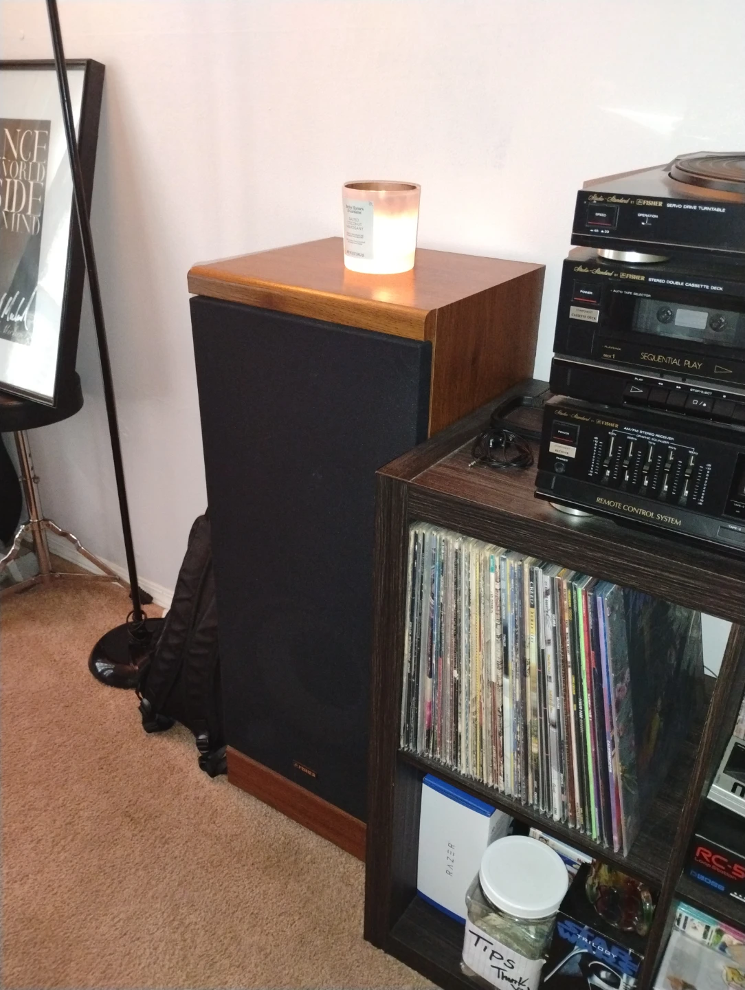 Fisher Stereo System with Turntable, Cassette Deck, and Receiver - photo 2