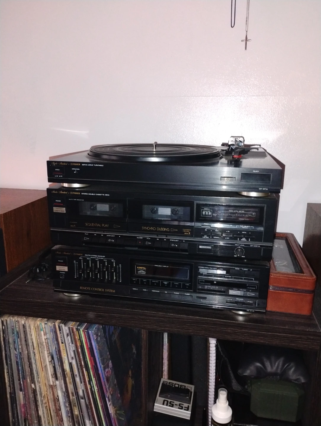 Fisher Stereo System with Turntable, Cassette Deck, and Receiver - photo 3