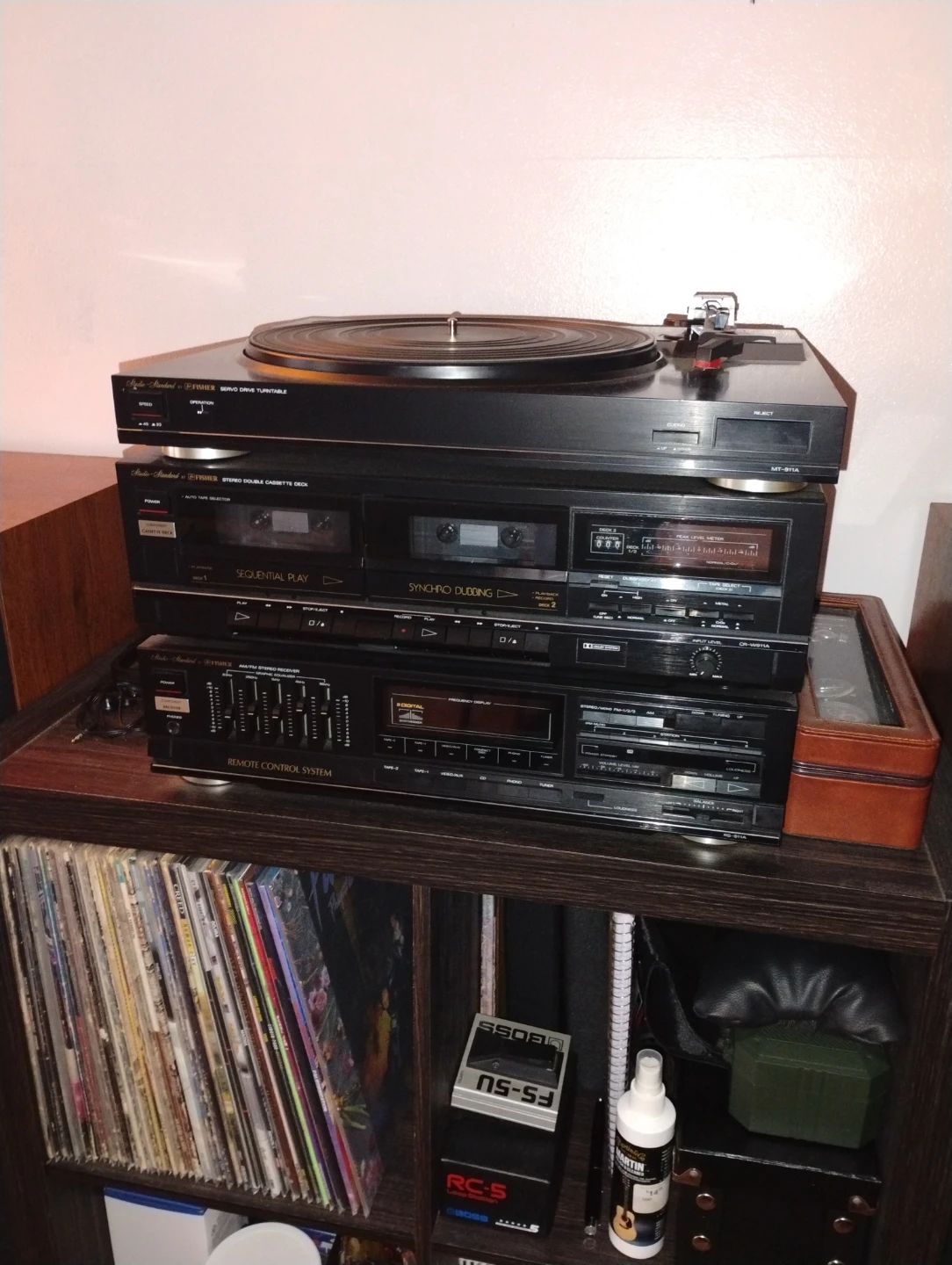 Fisher Stereo System with Turntable, Cassette Deck, and Receiver - photo 4