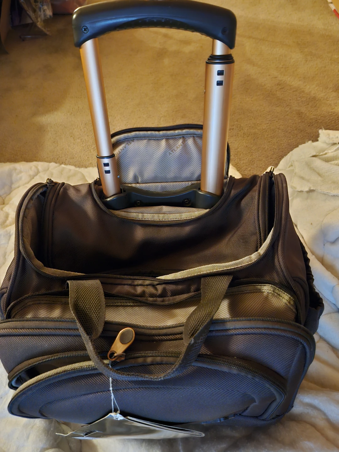 Wheeled Carryon Bag, Handle suitcase TAG ATTACH🌱 BROWN Travelpro - photo 4