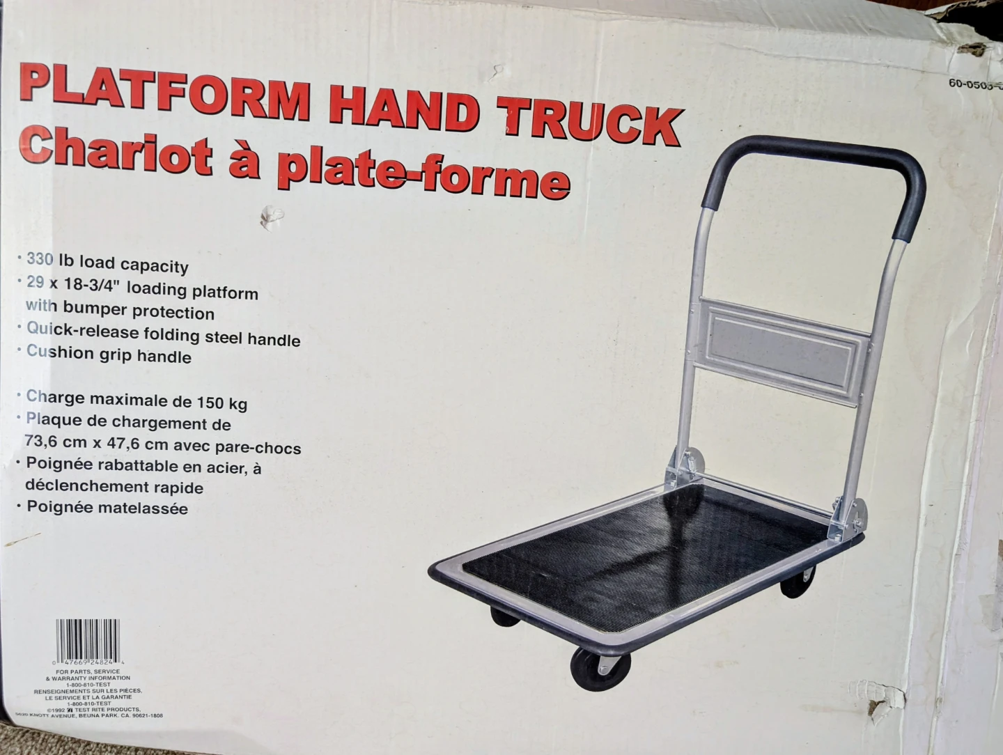 🆕 BRAND NEW 🆕 Ultra Platform Hand Truck - 330 lb capacity - photo 4