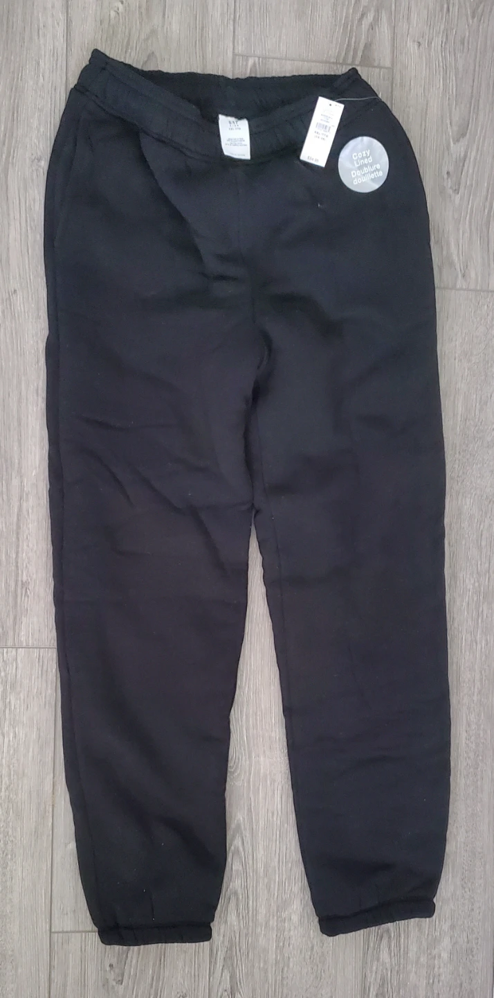 Boys Cozy Lined Joggers GAP- Black XXL (14-16) - photo 4