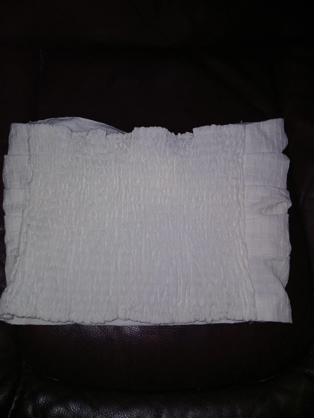 White Strapless Tube Top - Small - photo 2