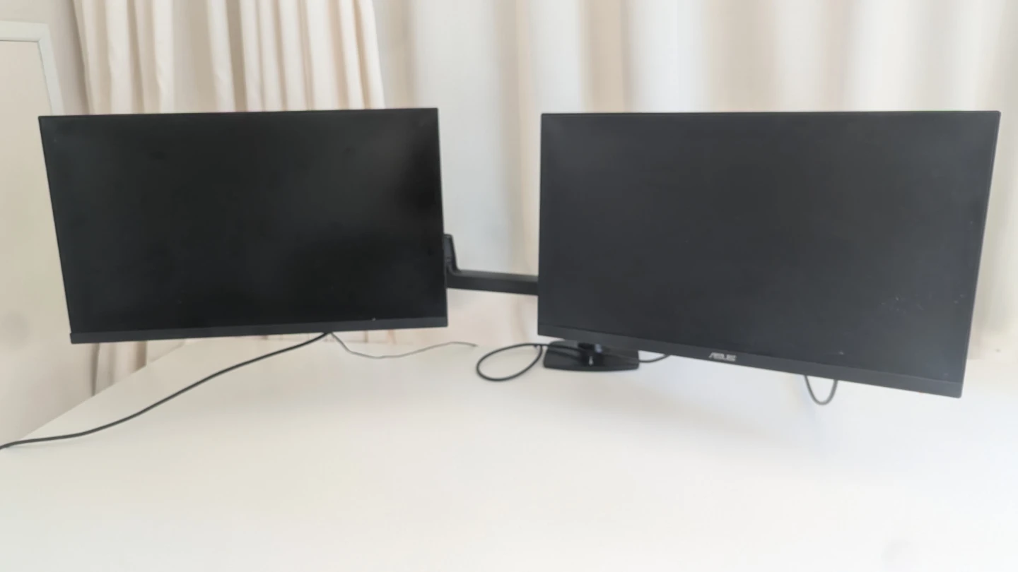ASUS VA24EHE LCD Monitor with Koorui Color Display Unit