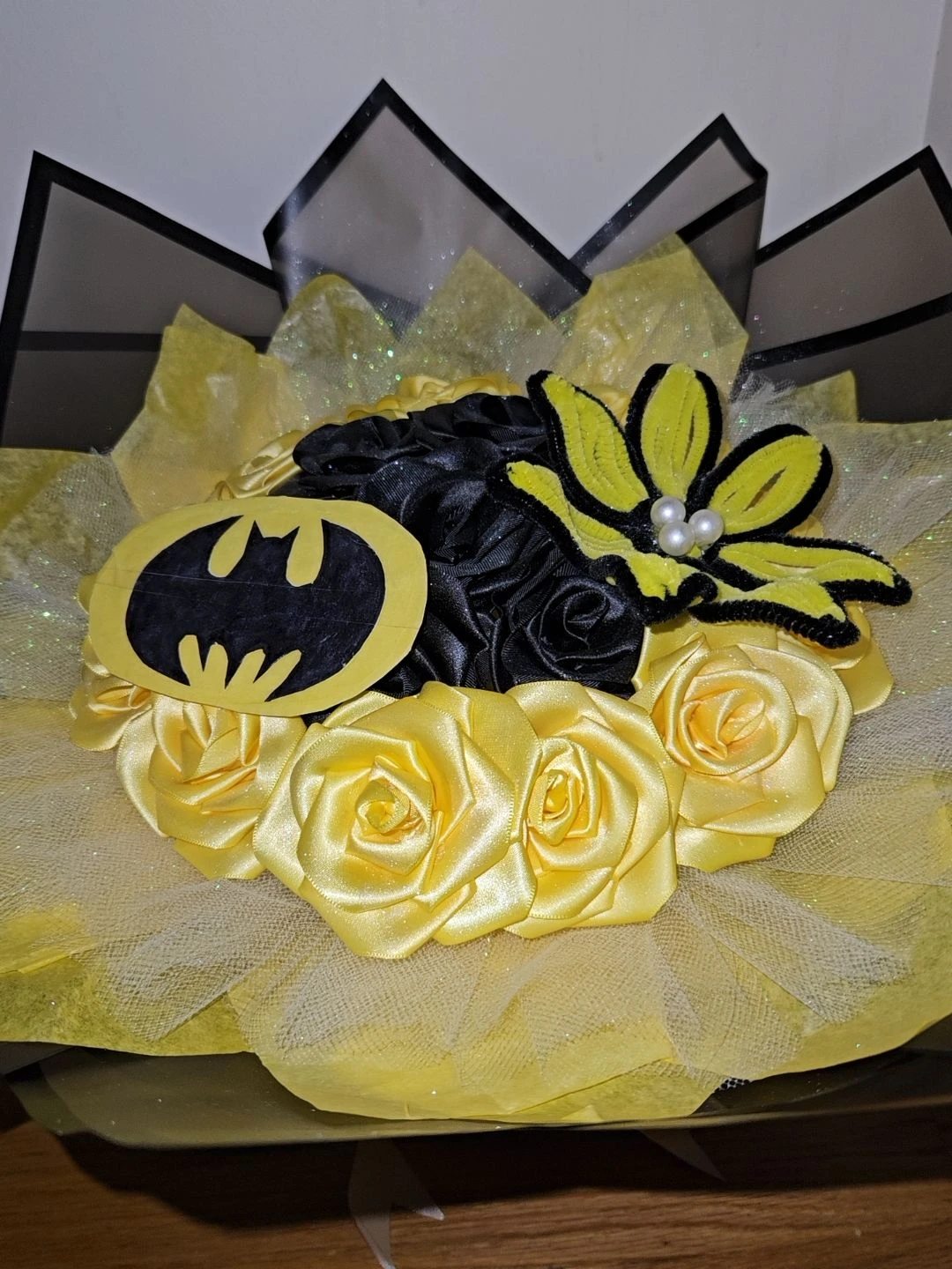 Batman Themed Floral Bouquet - photo 2