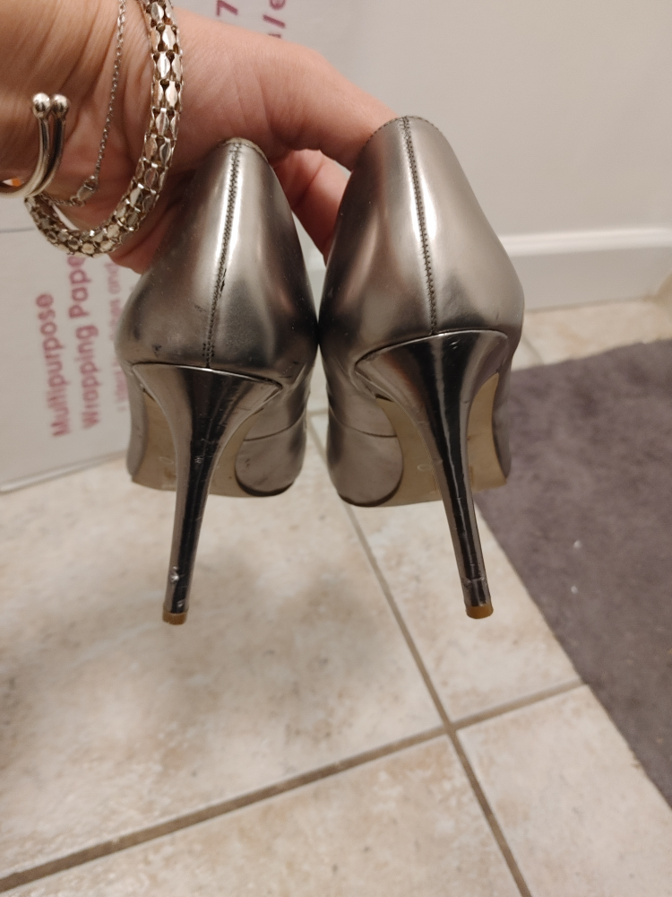 ALDO Metallic Pointed Toe Heels size 6 - photo 4