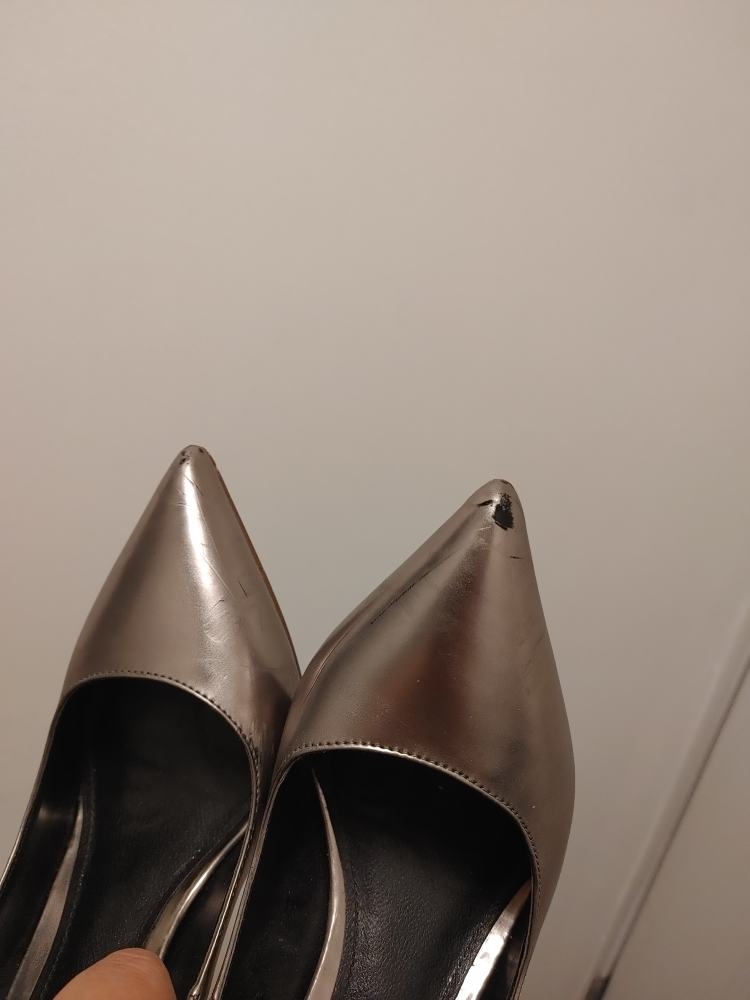 ALDO Metallic Pointed Toe Heels size 6 - photo 5