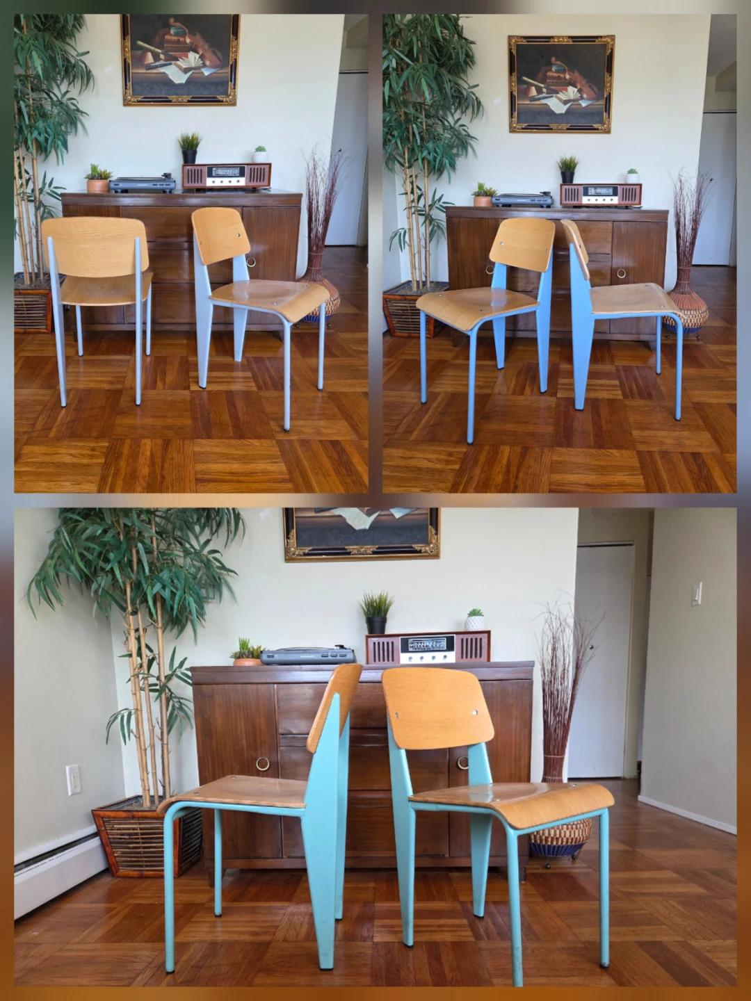 Vintage MCM Jean Prouvé Standard Style Chair(s)