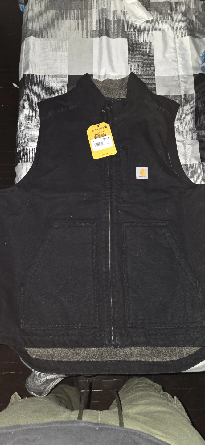 Carhartt Black Sherpa Lined Vest - photo 2