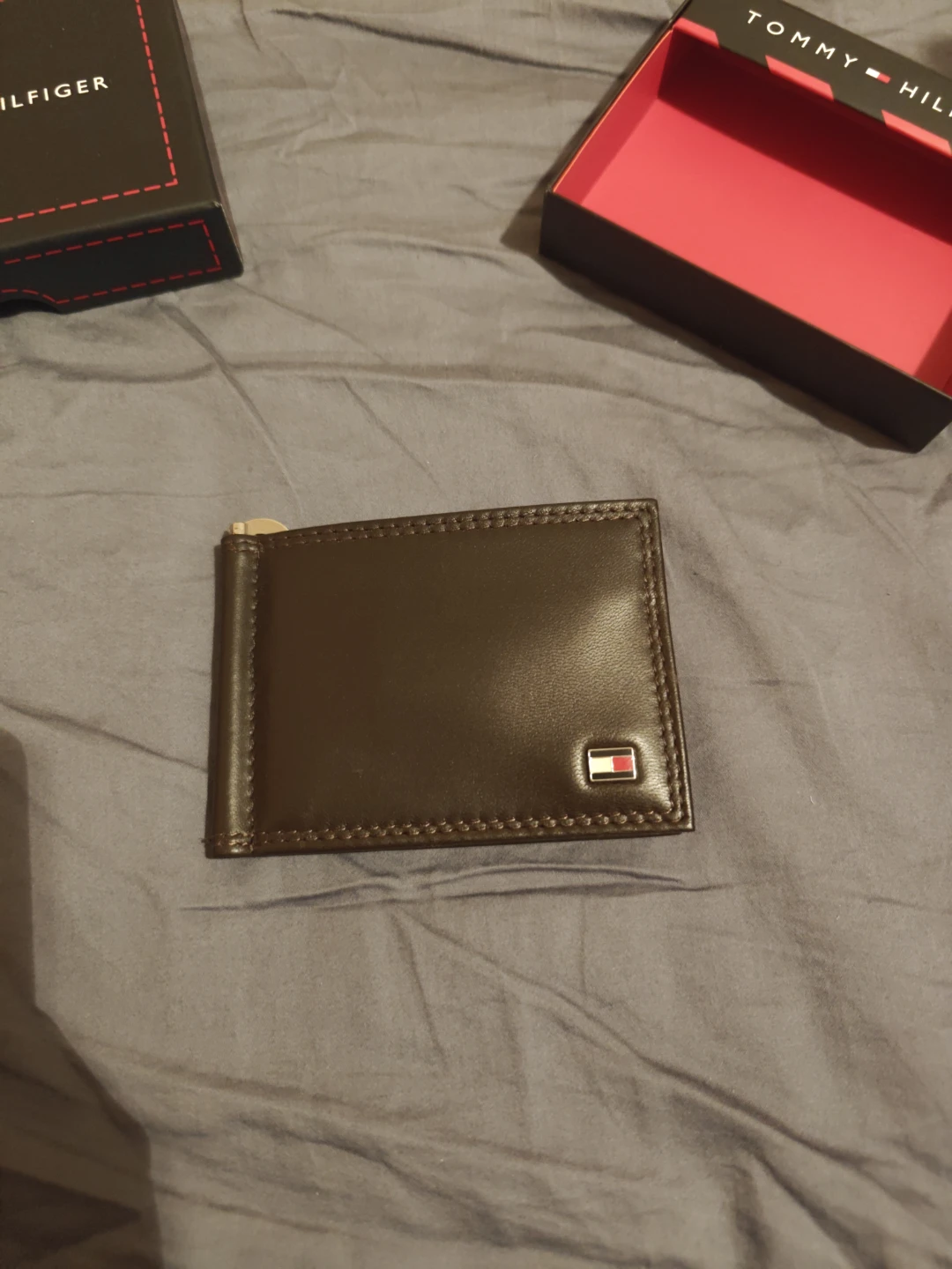 Tommy Hilfiger Men's Leather Money Clip Wallet - photo 3