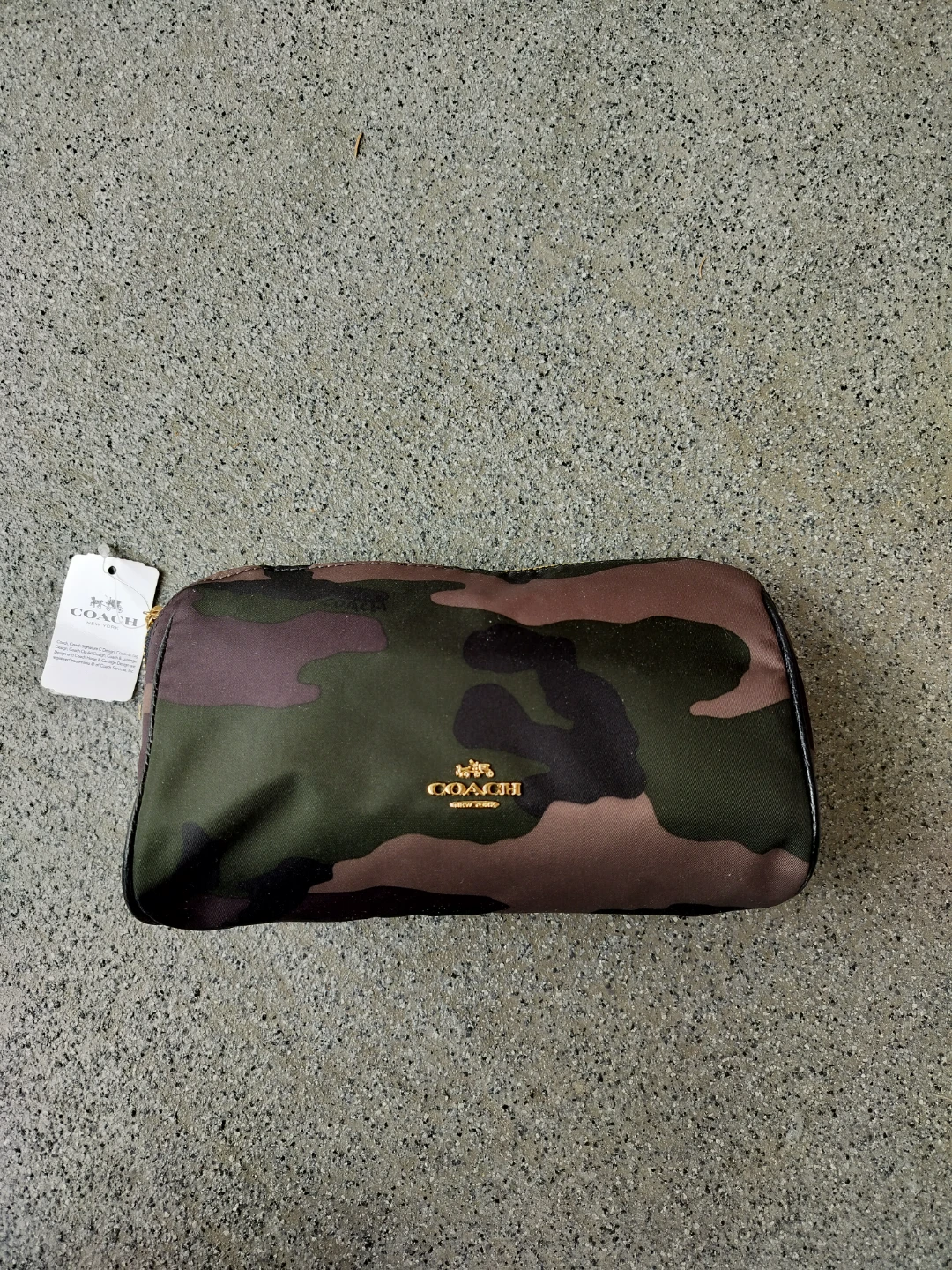Coach Camo Pouch