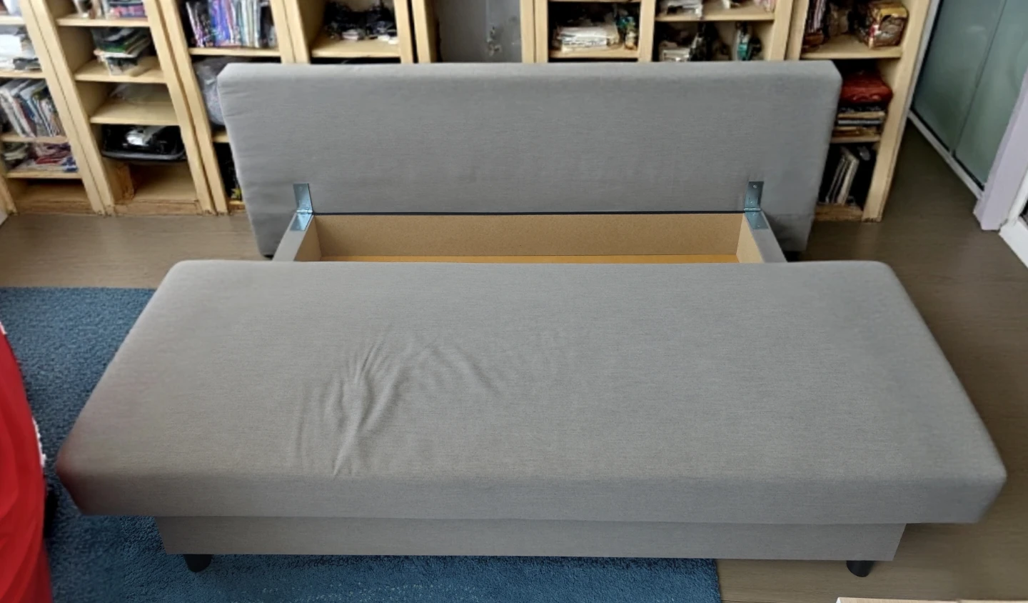 IKEA Alvdalen Grey Sofa Bed - photo 2