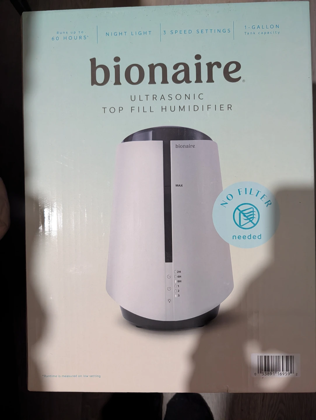 Bionaire Ultrasonic Top Fill Humidifier