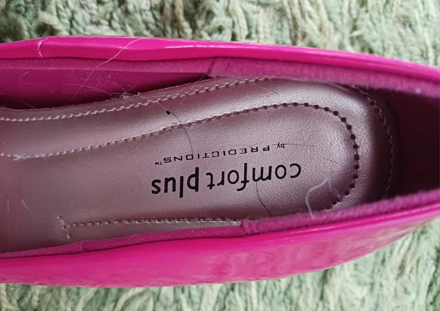 Comfort Plus by Predictions Red Patent Heels Size 8 - photo 2