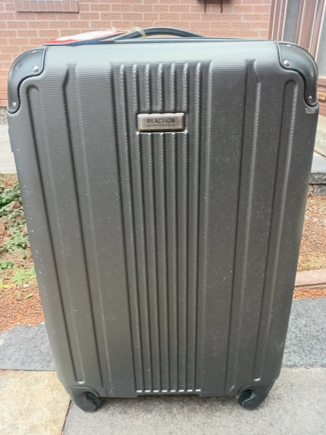 Reaction Kenneth Cole Grey Hardside Suitcase