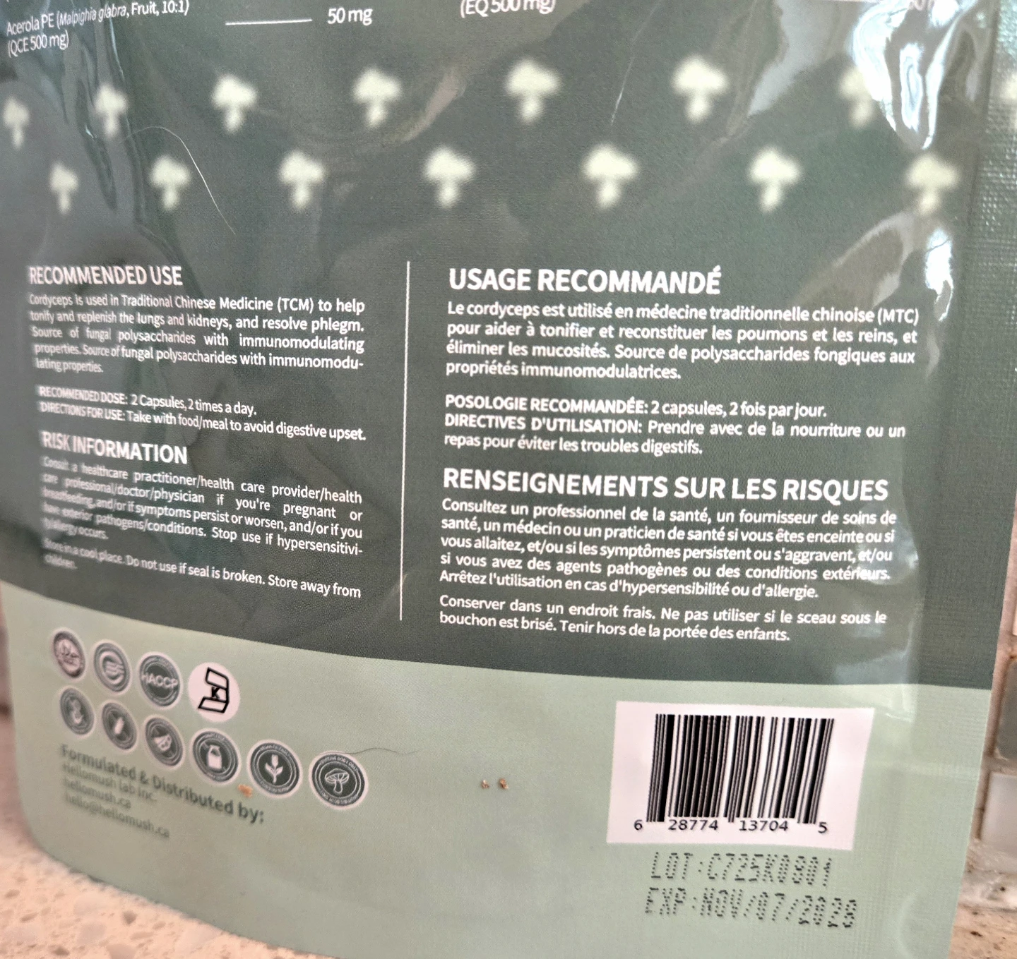 Hellomush Cordyceps Capsules, 90 Vegetarian Capsules - photo 4