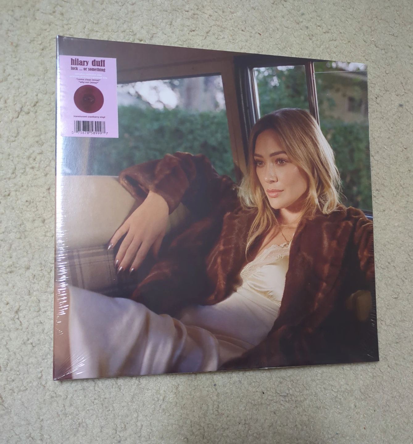 Hilary Duff luck or something Wine O’Clock Edition Vinyl Record