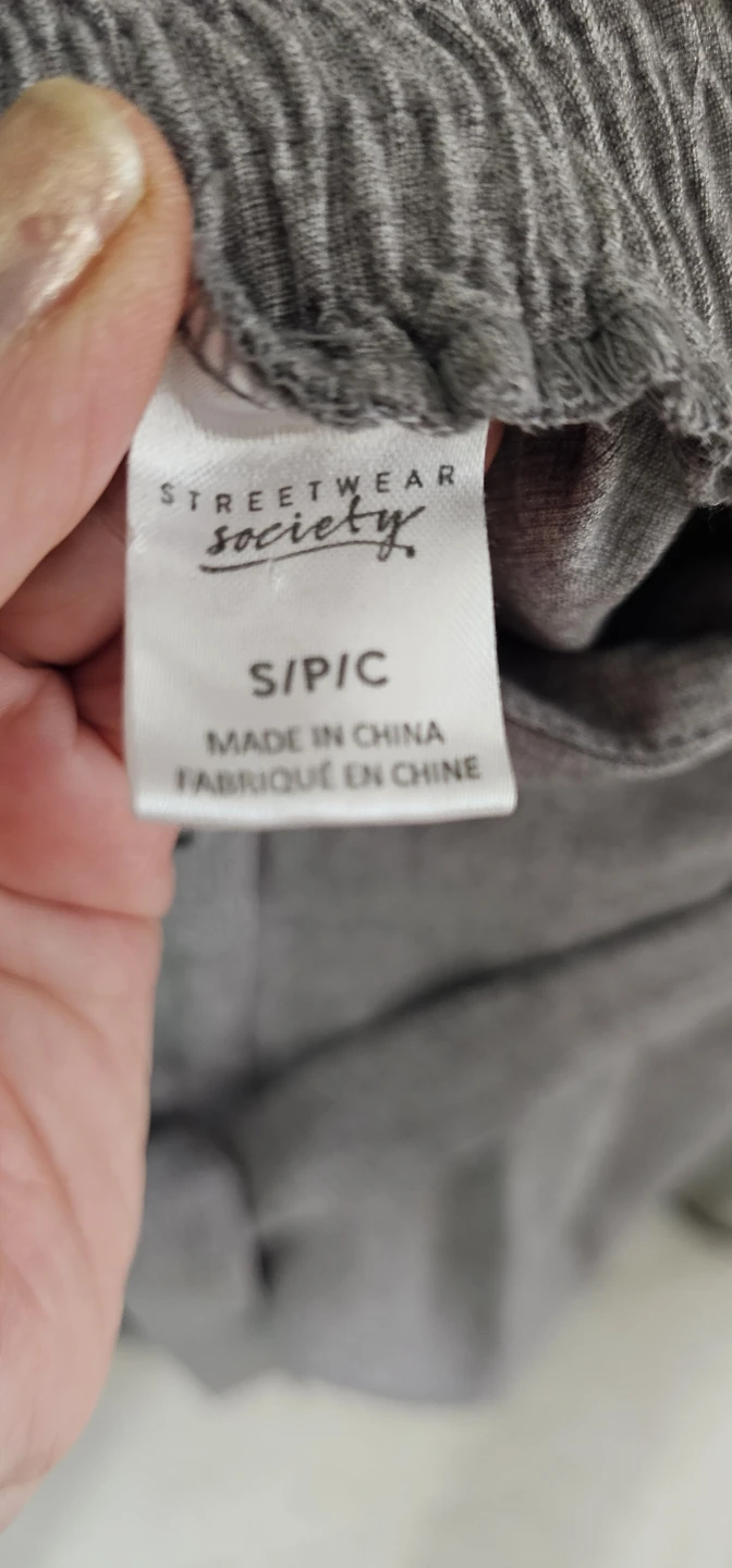 New brand Streetwear Society Grey Paperbag Waist Pants  🌱 - photo 2