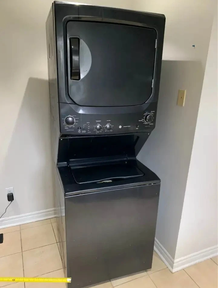 GE Stacked Washer Dryer Combo - photo 2