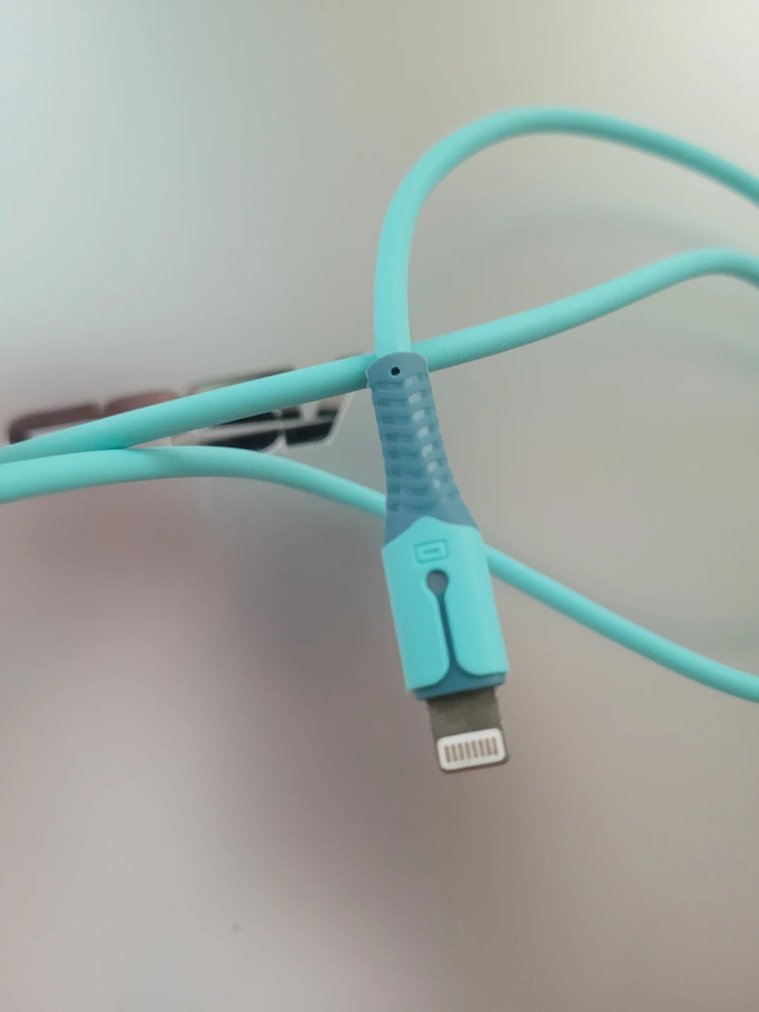 USB to Lightning Cable - Teal/Grey