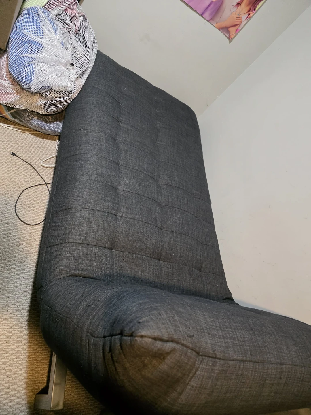 Amazing Condition Lounge Chair/Bed (Black)