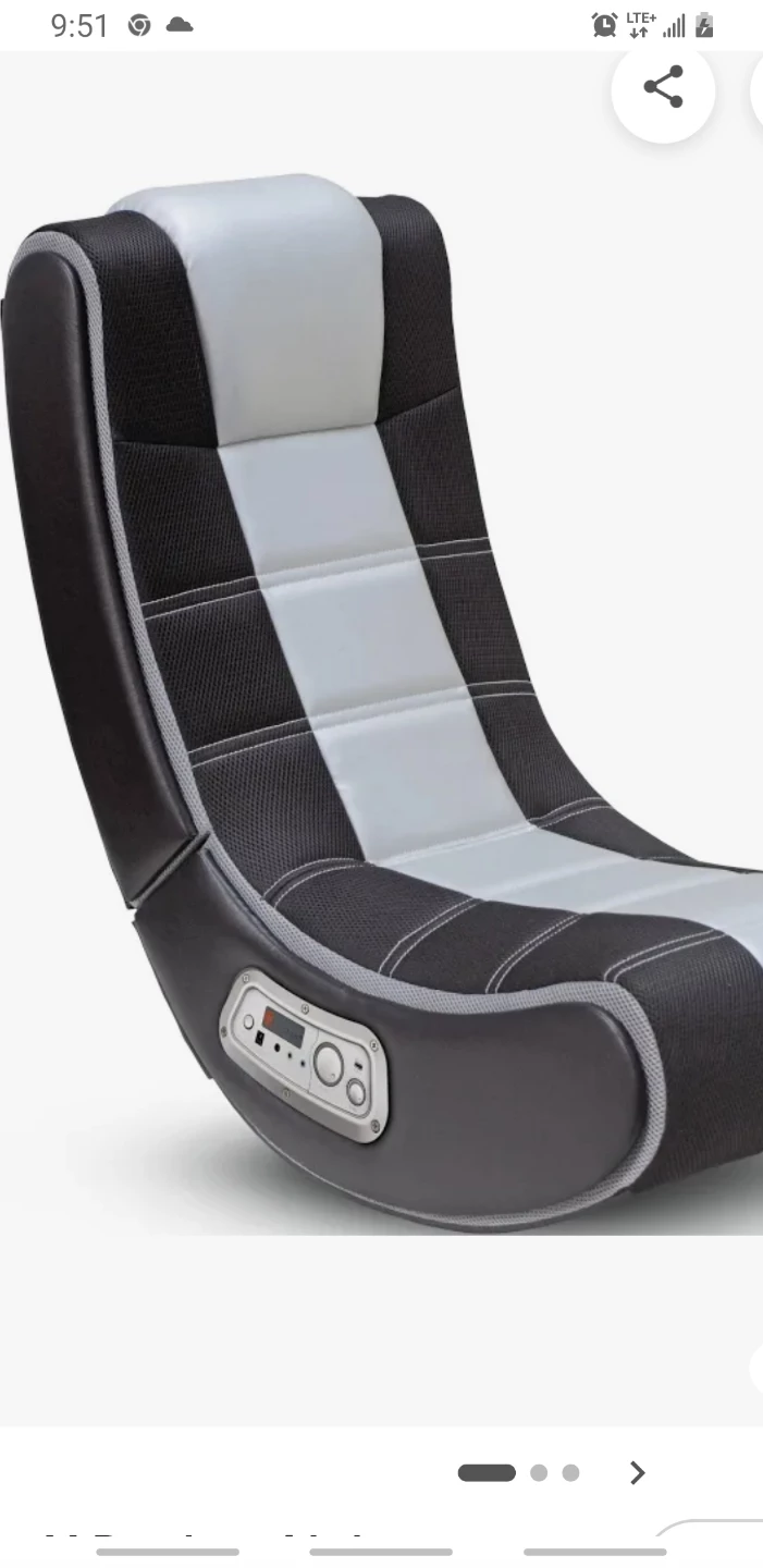 Gaming Rocker Chair with Built-in Speaker