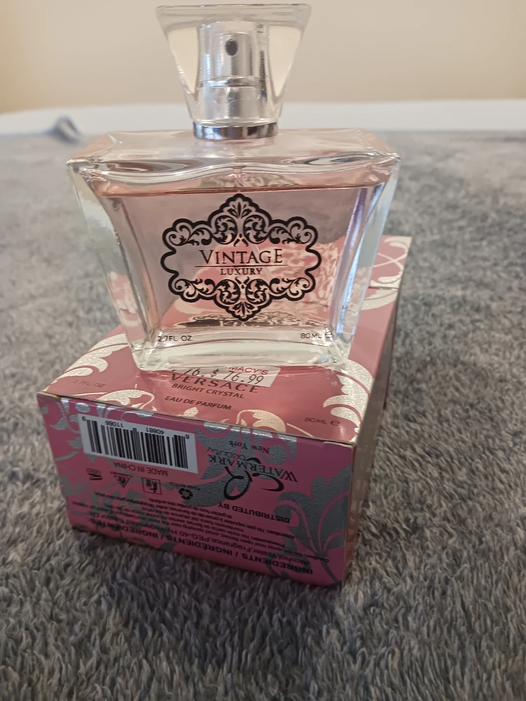 Vintage Luxury Bright Crystal Eau de Parfum for Women, 2.7 Fl Oz