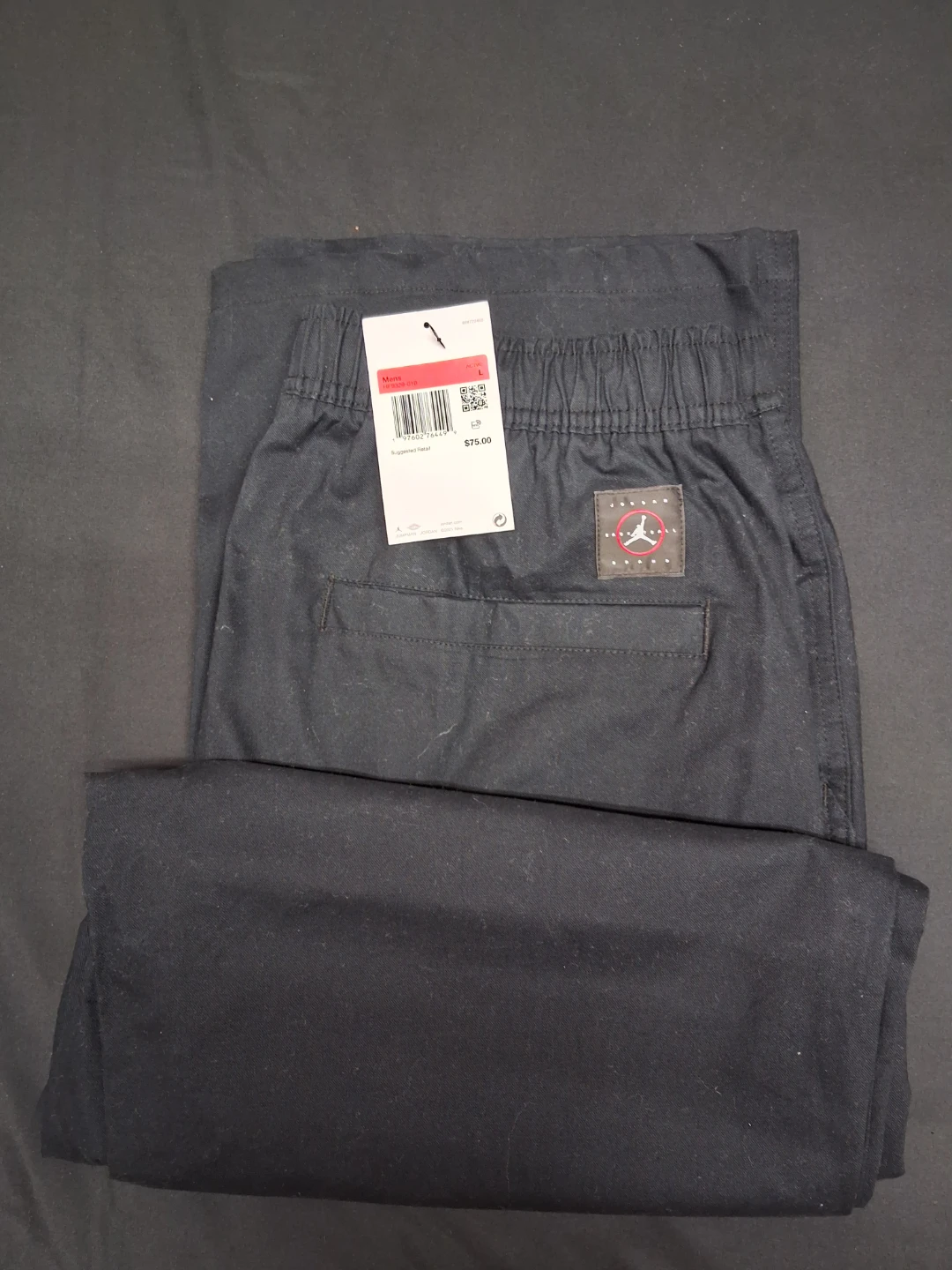 Jordan Essentials Men's Woven Pants Black Size L - photo 4