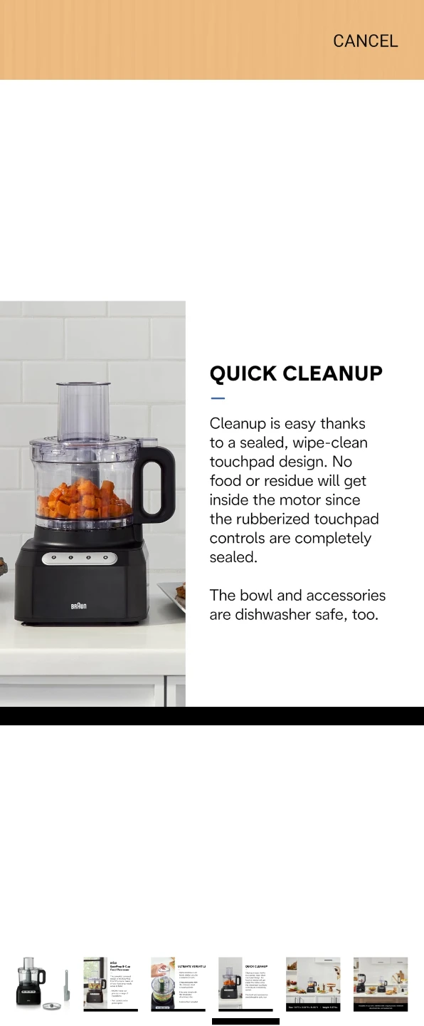 Braun EasyPrep 8-Cup Food Processor - photo 3