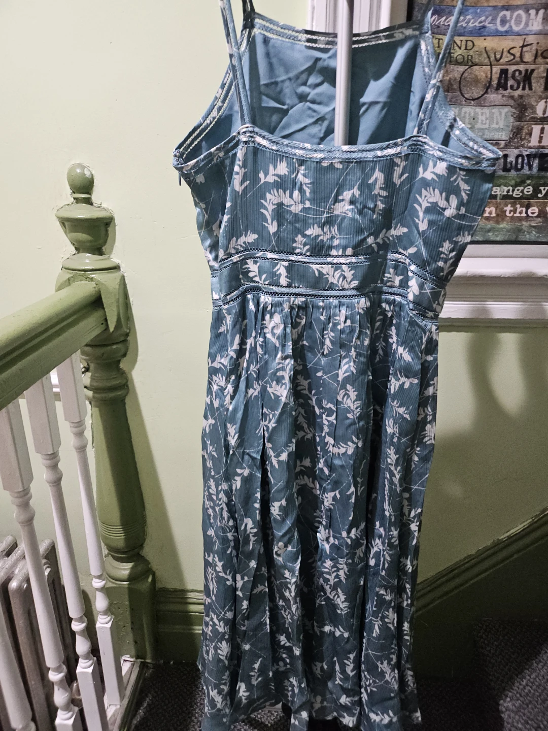 Club Monaco Teal floral print midi dress - photo 3